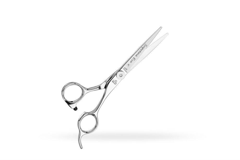 Professional hairdressing scissors with asymmetrical grip - SUPREMA EVO  Collection - PROFESSIONAL li